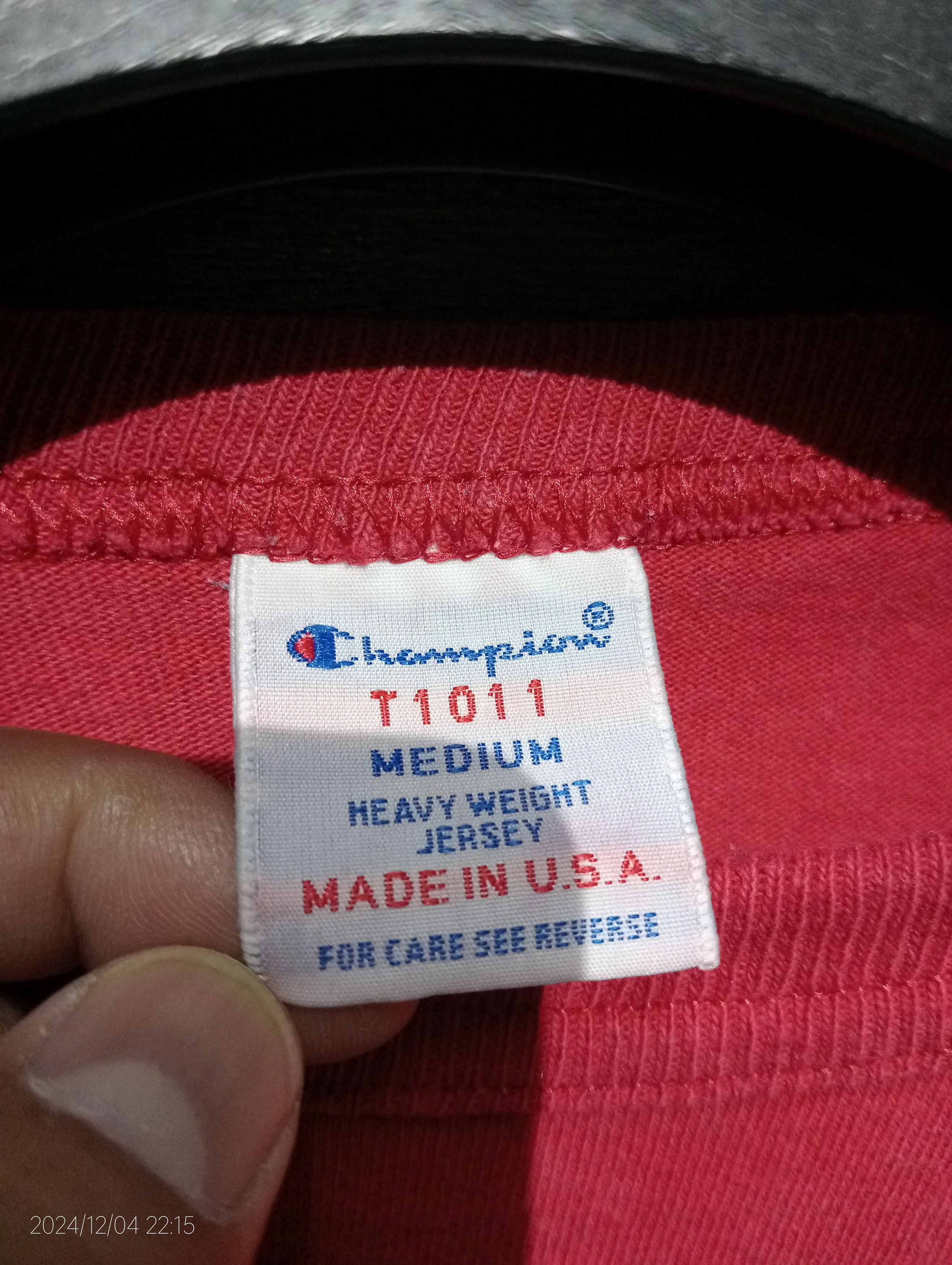 Champion VTG '90s Champion T1011 Made in USA Long Sleeve Plain Tshirt Size US M / EU 48-50 / 2 - 2 Thumbnail