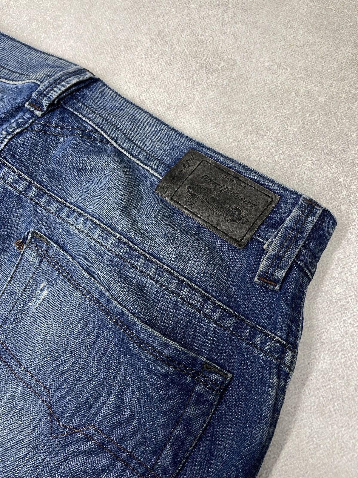 Diesel Mens Diesel Thavar Denim Jeans Blue Y2K Size US 32 / EU 48 - 4 Thumbnail