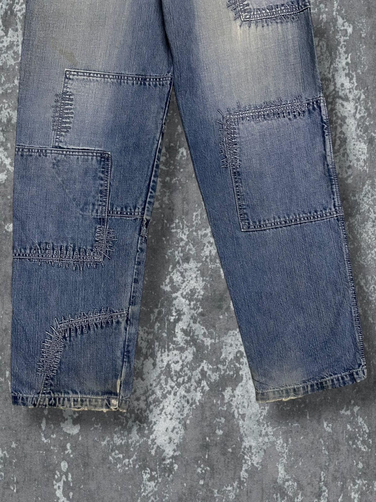 Japanese Brand Vintage Japan Designer 90S Streetwear B.SB Baggy Distressed Size US 28 / EU 44 - 10 Thumbnail