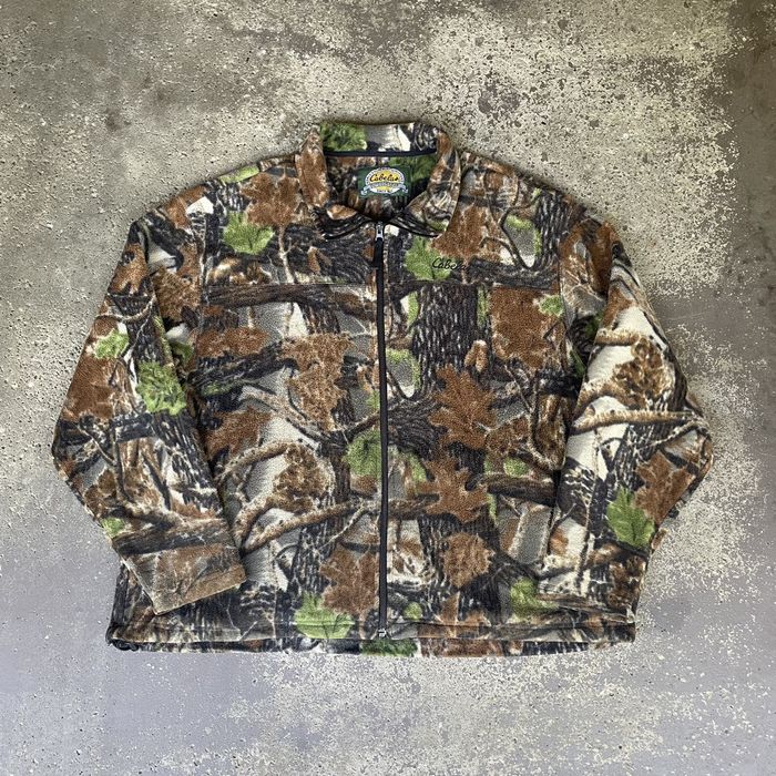 Cabela's camo fleece clearance jacket