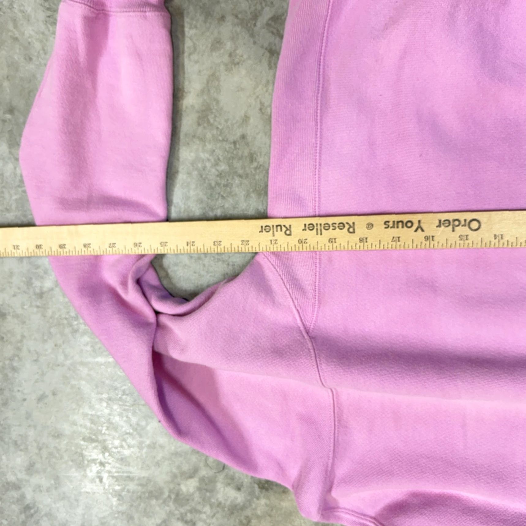 Champion VINTAGE Champion Hoodie Mens Small Pink Reverse Weave Pullover Fleece Logo Sweatshirt Size US S / EU 44-46 / 1 - 6 Thumbnail