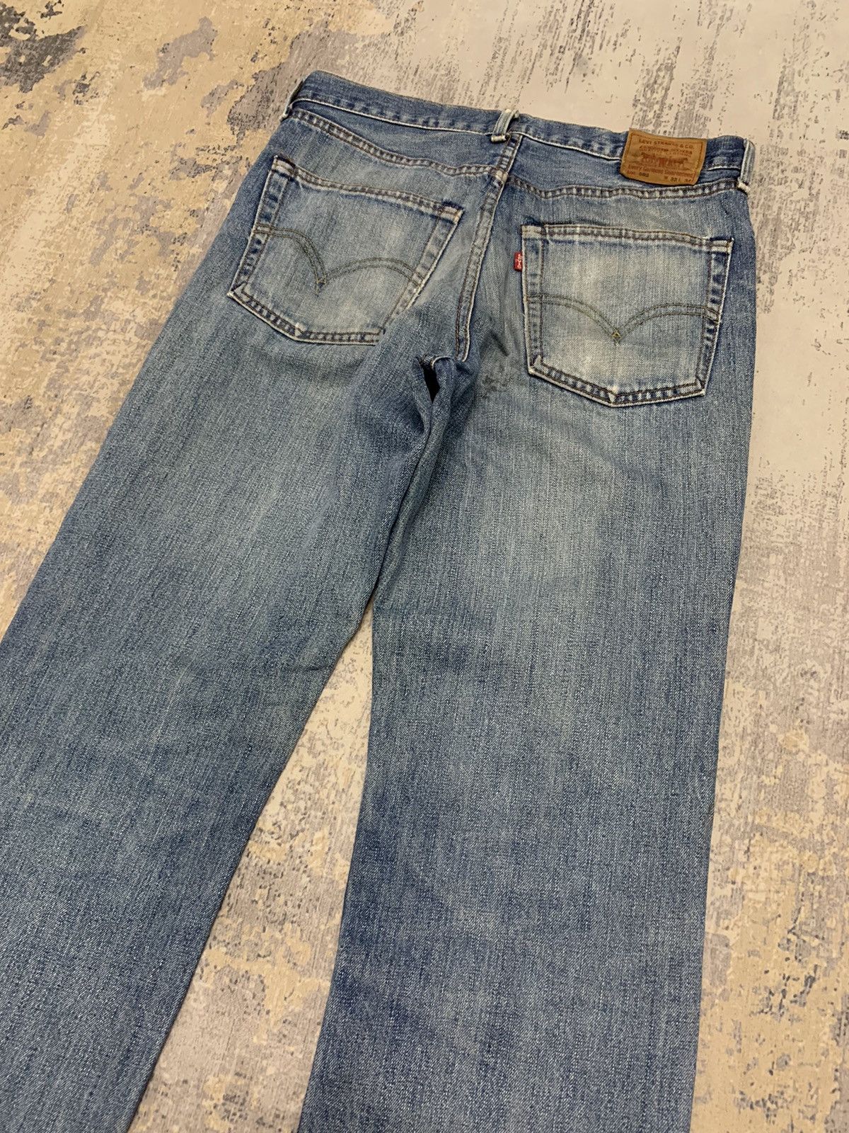 Levi's Vintage Levi’s 502 Straight Leg Distressed Jeans Faded Blue Size US 32 / EU 48 - 12 Thumbnail