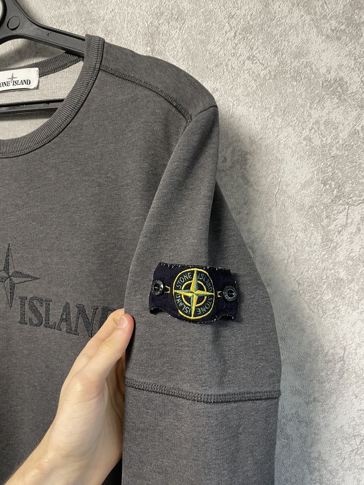 Stone Island Stone Island Big Embroidered Logo With Patch Sweatshirt Size US S / EU 44-46 / 1 - 11 Thumbnail