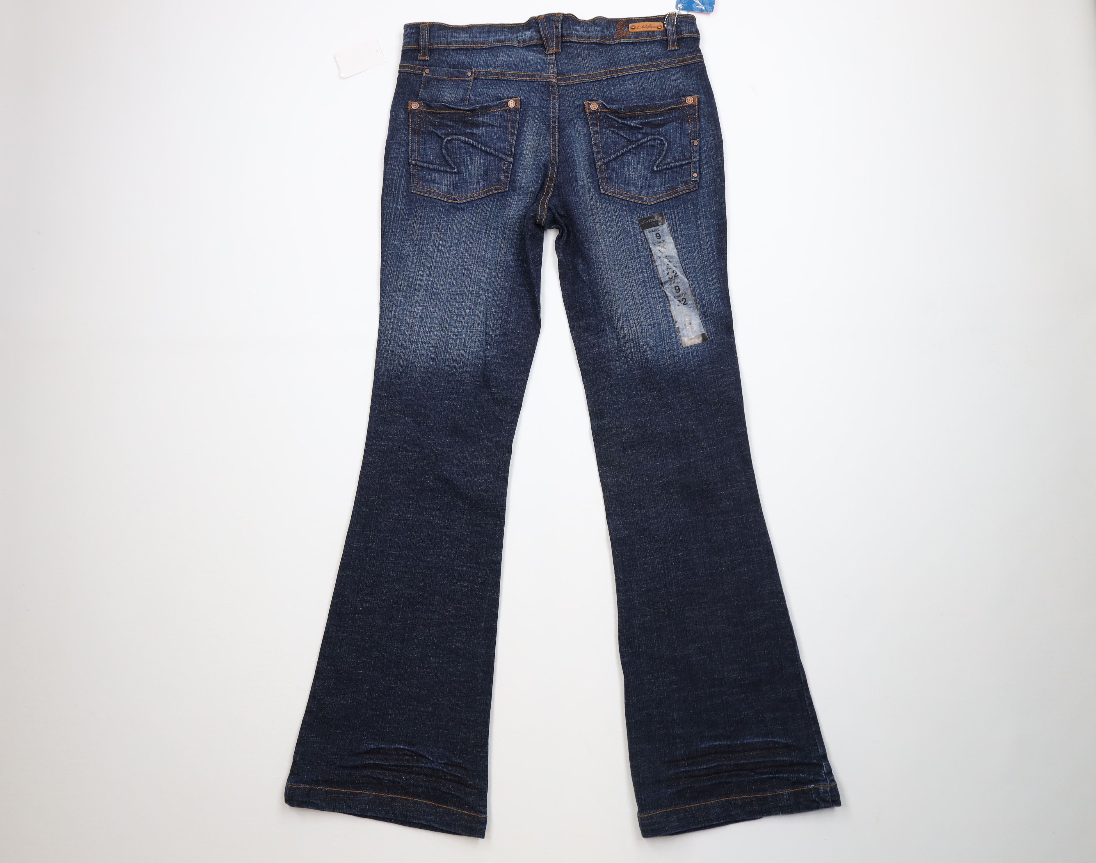 Vintage Deadstock Vintage Y2K Lot 29 Flared Wide Leg Jeans Size 30" / US 8 / IT 44 - 10 Thumbnail