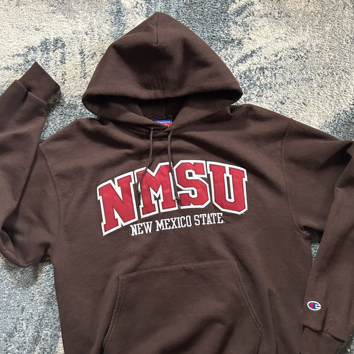 Champion NMSU BROWN BURGUNDY CREAM TACKLE TWiLL REVERSE WEAVE HOODiE Size US L / EU 52-54 / 3 - 12 Thumbnail