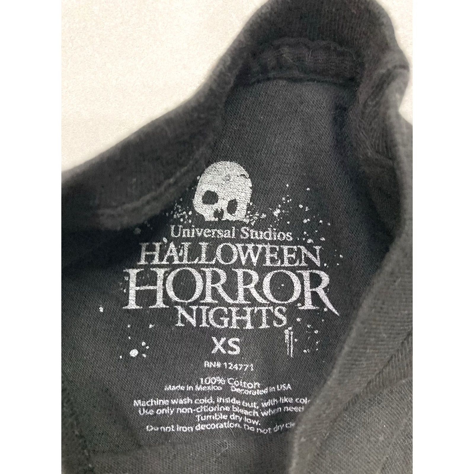 Vintage Universal Studios Halloween Horror Nights 2022 Graphic T-shirt Black Women XS Size XS / US 0-2 / IT 36-38 - 4 Thumbnail