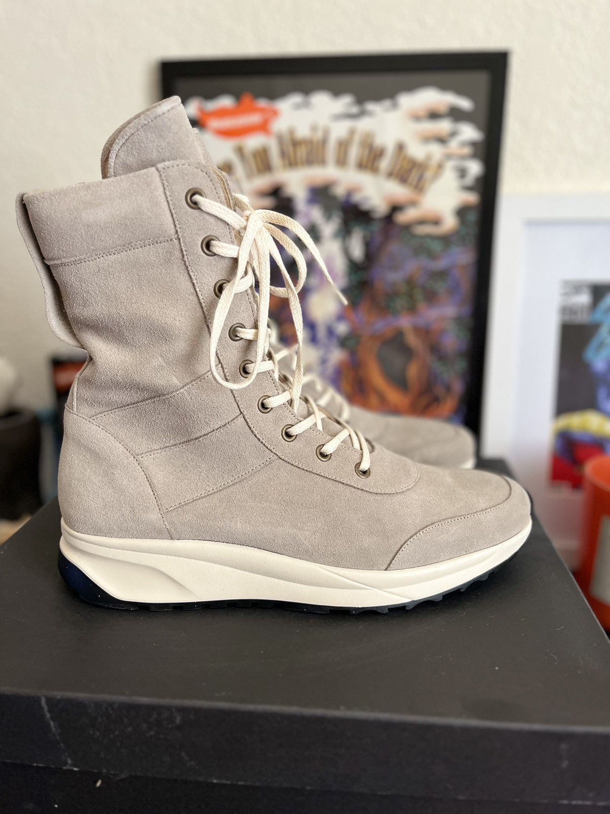 image of Military Combat Run Boot Grey Wolf Grey , Men's (Size 8)