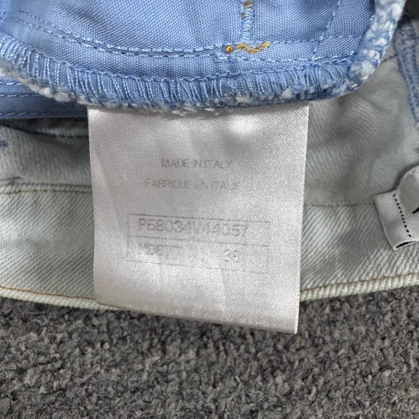 Chanel Chanel Runway Color Blocked Denim Short 38 Size 27" / US 4 / IT 40 - 5 Thumbnail