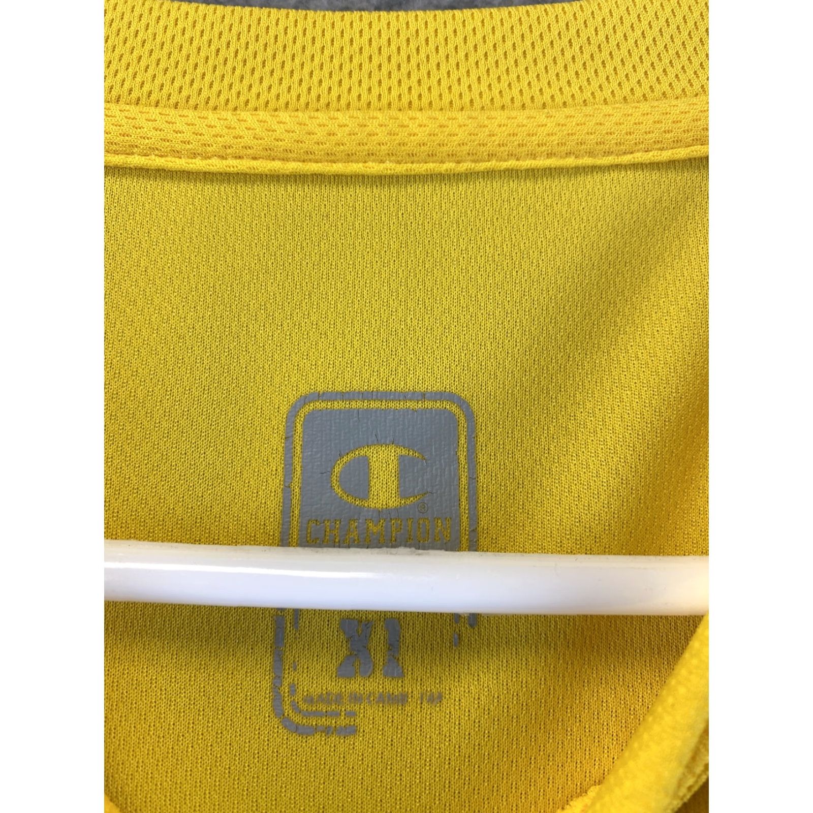 Champion Champion Shirt XL Yellow Tee Short Sleeve Adult Men's Top Gym /91-59 Size US XL / EU 56 / 4 - 6 Thumbnail