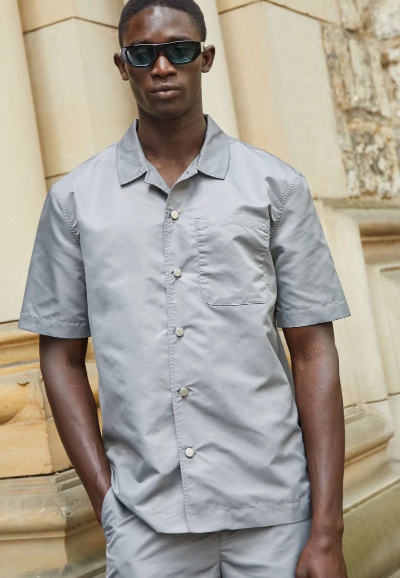 Han Kjobenhavn !DS! FW22 Han Kjobenhavn Grey Summer Shirt Short Sleeve Size US M / EU 48-50 / 2 - 2 Thumbnail