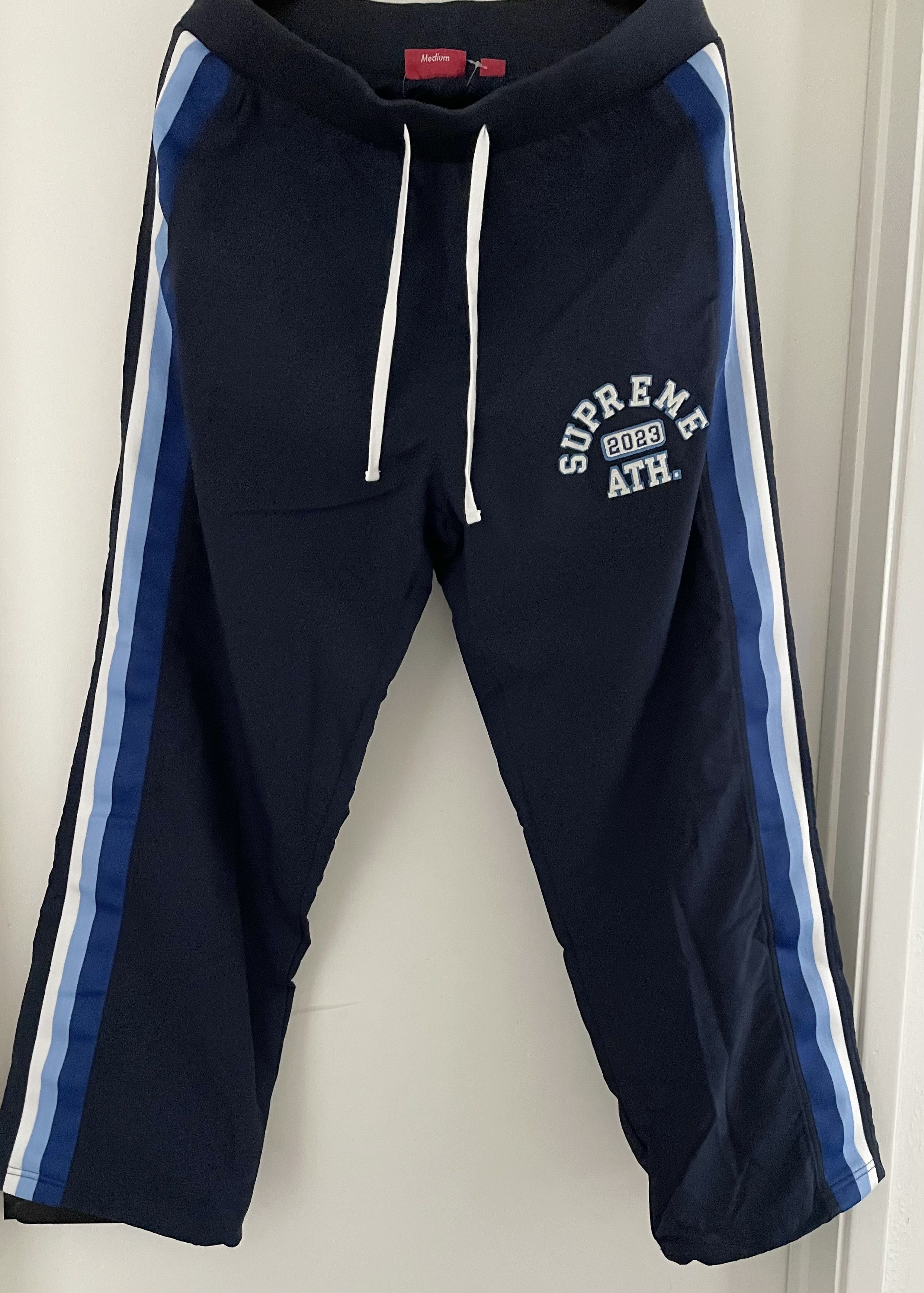 Supreme Applique Track Pant Navy Size US 32 / EU 48 - 1 Thumbnail