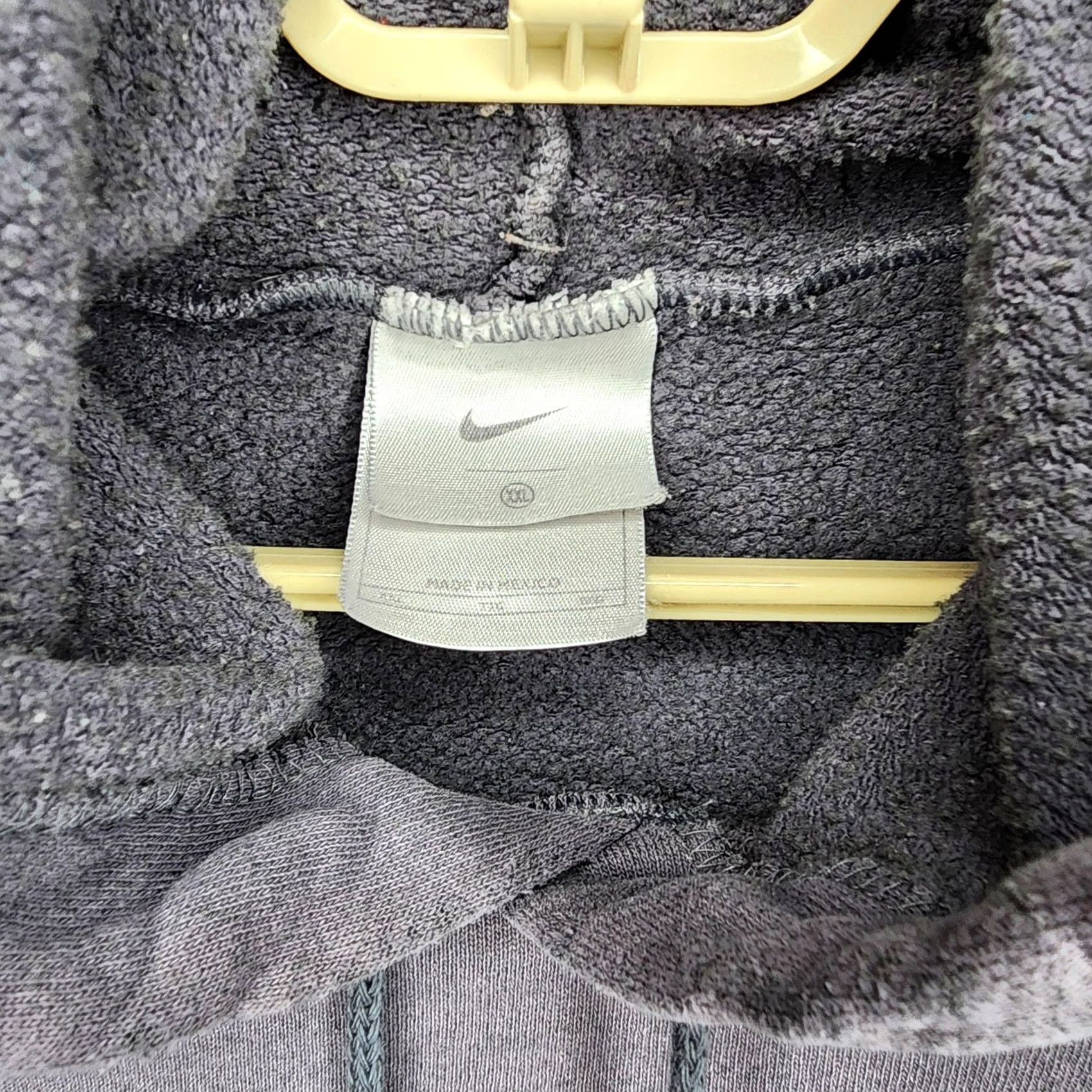 Nike Nike Hoodie Mens 4XL Gray Pullover Swoosh Pocket Crew Neck Fleece Winter Oversized Size US XXL / EU 58 / 5 - 5 Thumbnail
