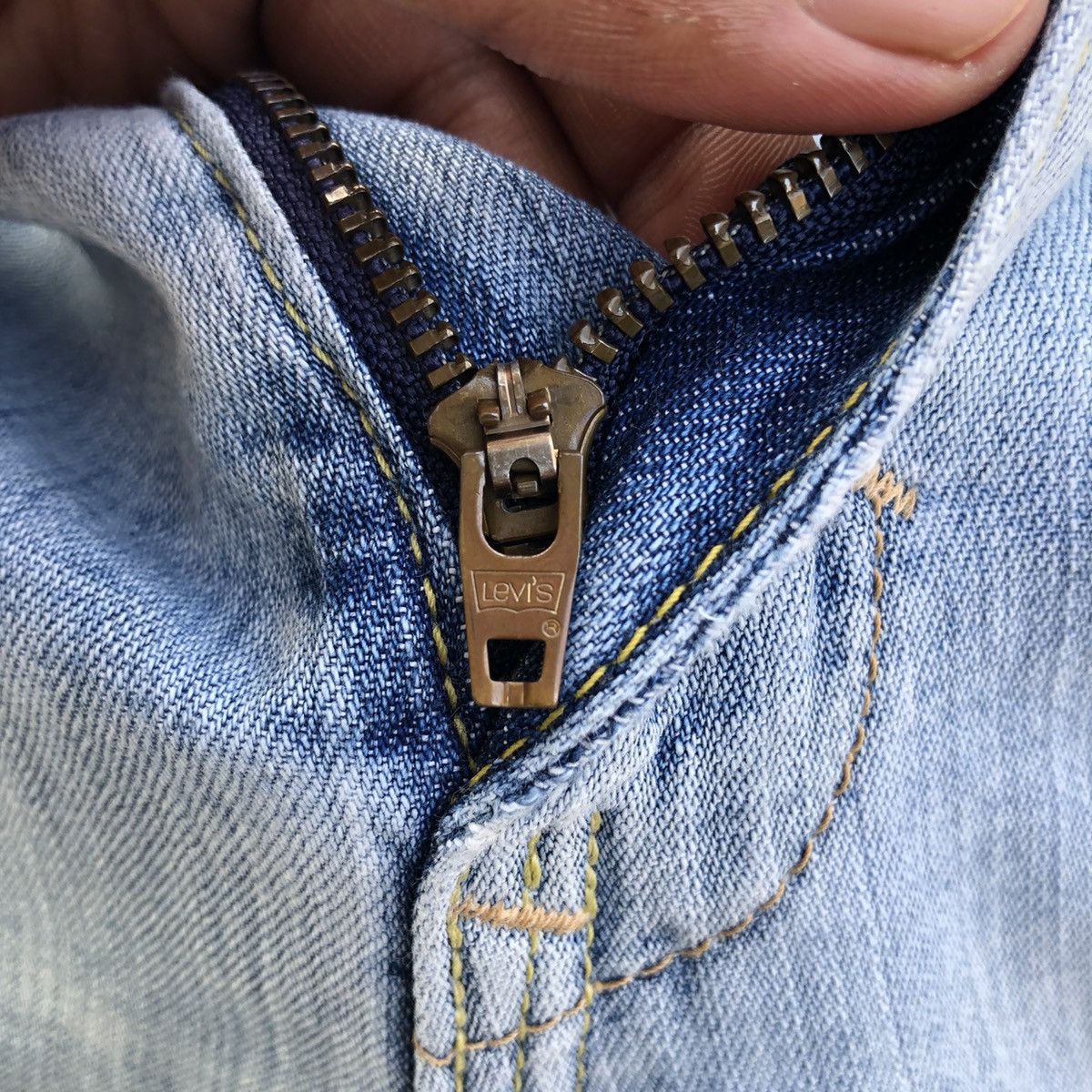 Jean Faded Cargo Denim Levis 502 Multipocket Tactical Pant Size US 30 / EU 46 - 6 Thumbnail
