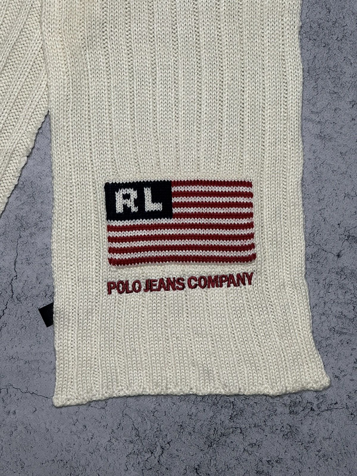 Ralph Lauren Vintage Polo Ralph Lauren Jeans Company USA Flag Scarf Size ONE SIZE - 2 Thumbnail