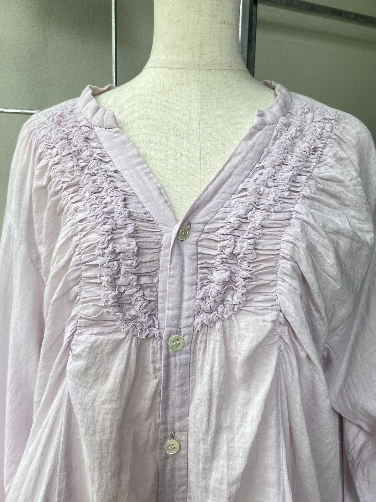 Issey Miyake Plantation light purple blouse Size ONE SIZE - 3 Thumbnail