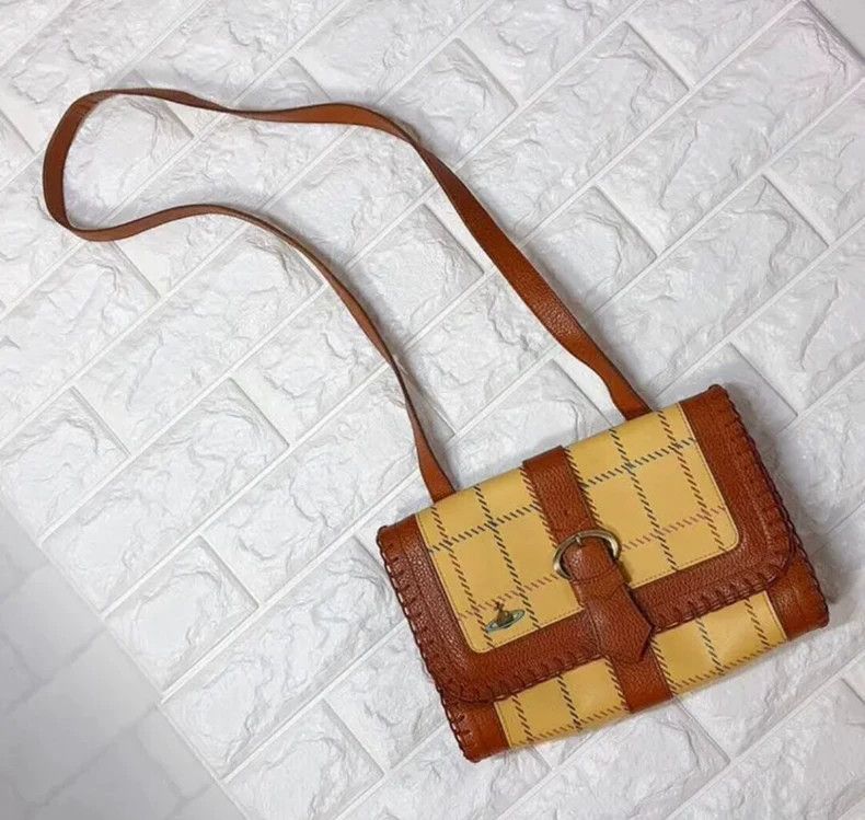 Vivienne Westwood Vivienne Westwood size os Metal Saturn checkered crossbody Size ONE SIZE - 6 Thumbnail