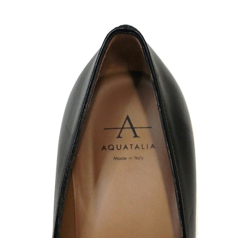 Aquatalia Aquatalia Peony Black Leather Pumps Size 7 Made in Italy Size US 7 / IT 37 - 13 Thumbnail