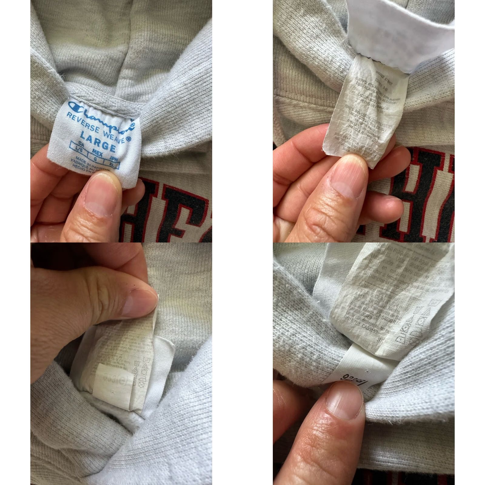 Champion VINTAGE Y2K Champion Florida Panthers NHL Reversible Weave Hoodie Size L Gray Men’s Pullover Sweater Size US L / EU 52-54 / 3 - 8 Thumbnail