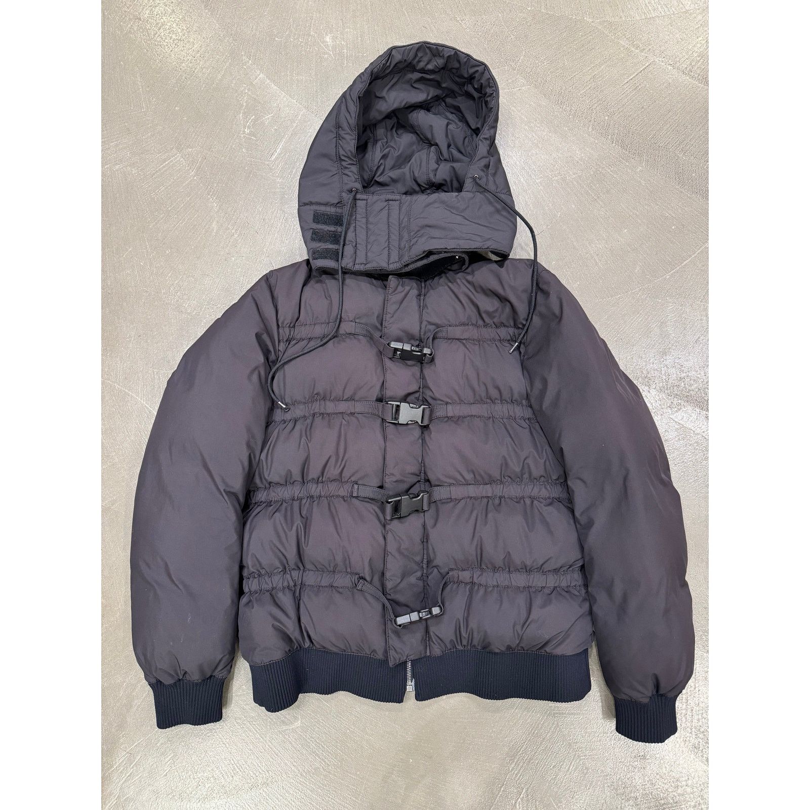 Helmut Lang AW98 Laced Bondage M69 Flak Down Jacket | Grailed
