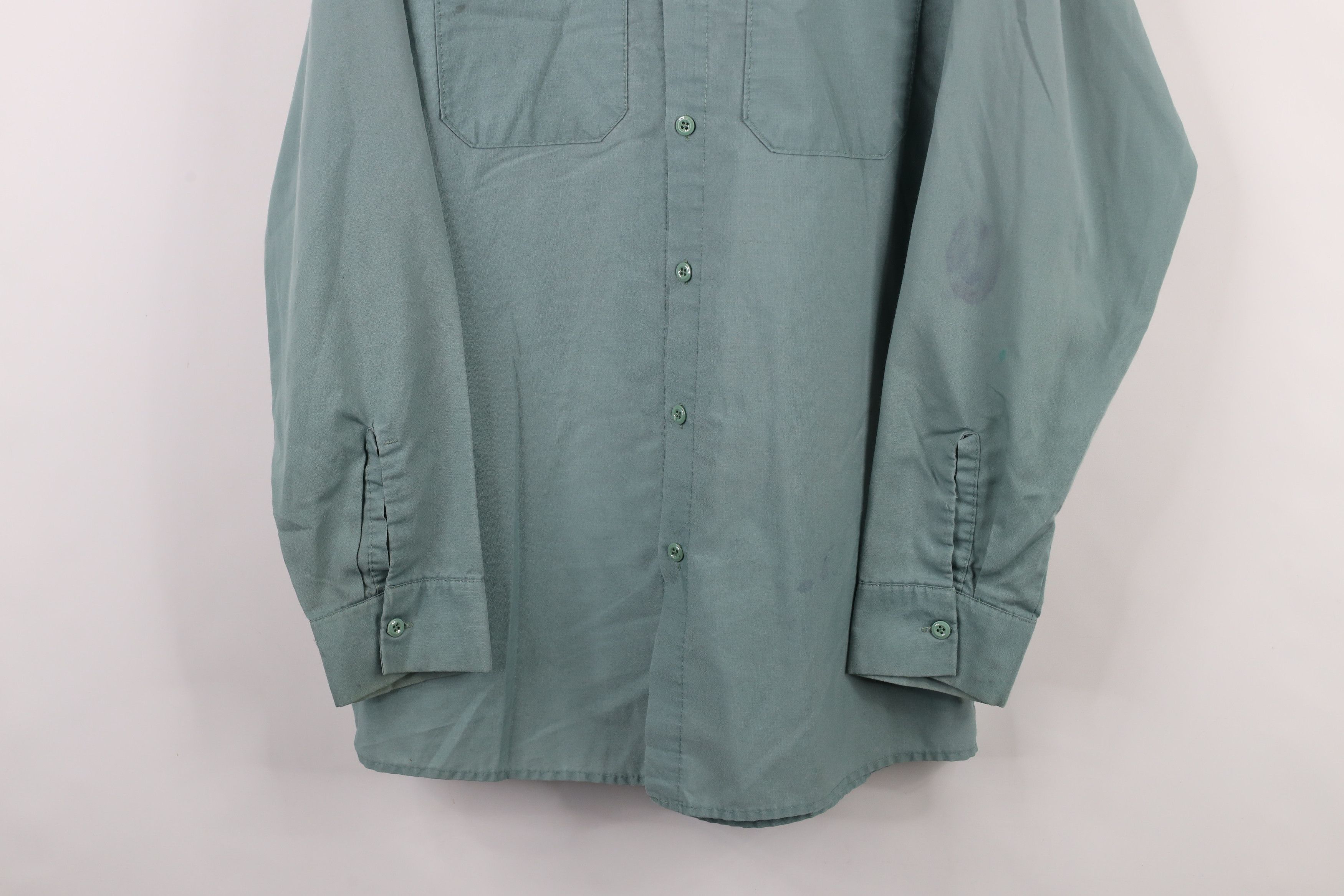 Vintage Vintage 70s Streetwear Workwear Mechanic Button Shirt USA Size US M / EU 48-50 / 2 - 3 Thumbnail