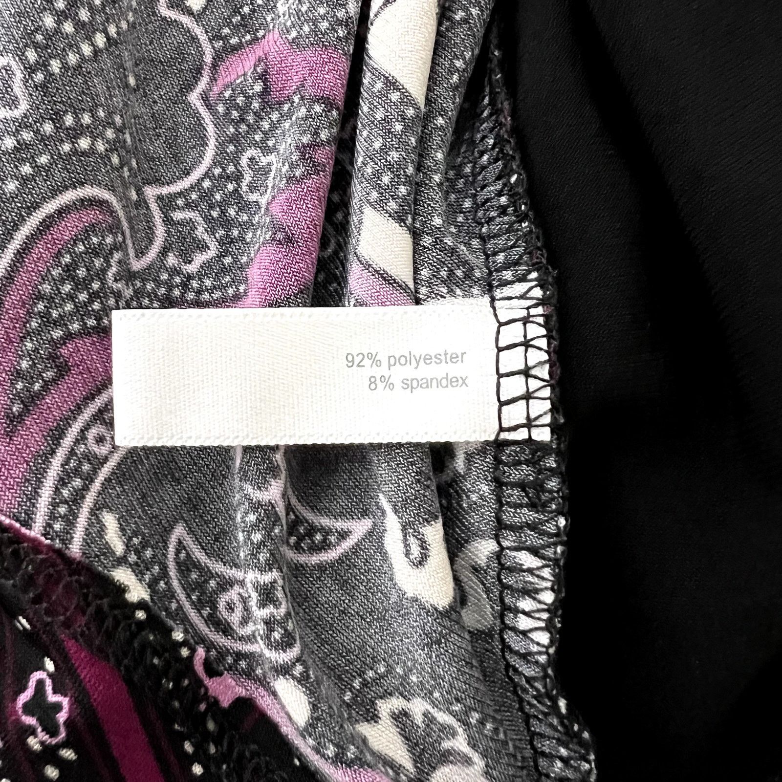 Other Fashion Bug Purple Layered Patterned Top Size M / US 6-8 / IT 42-44 - 7 Thumbnail