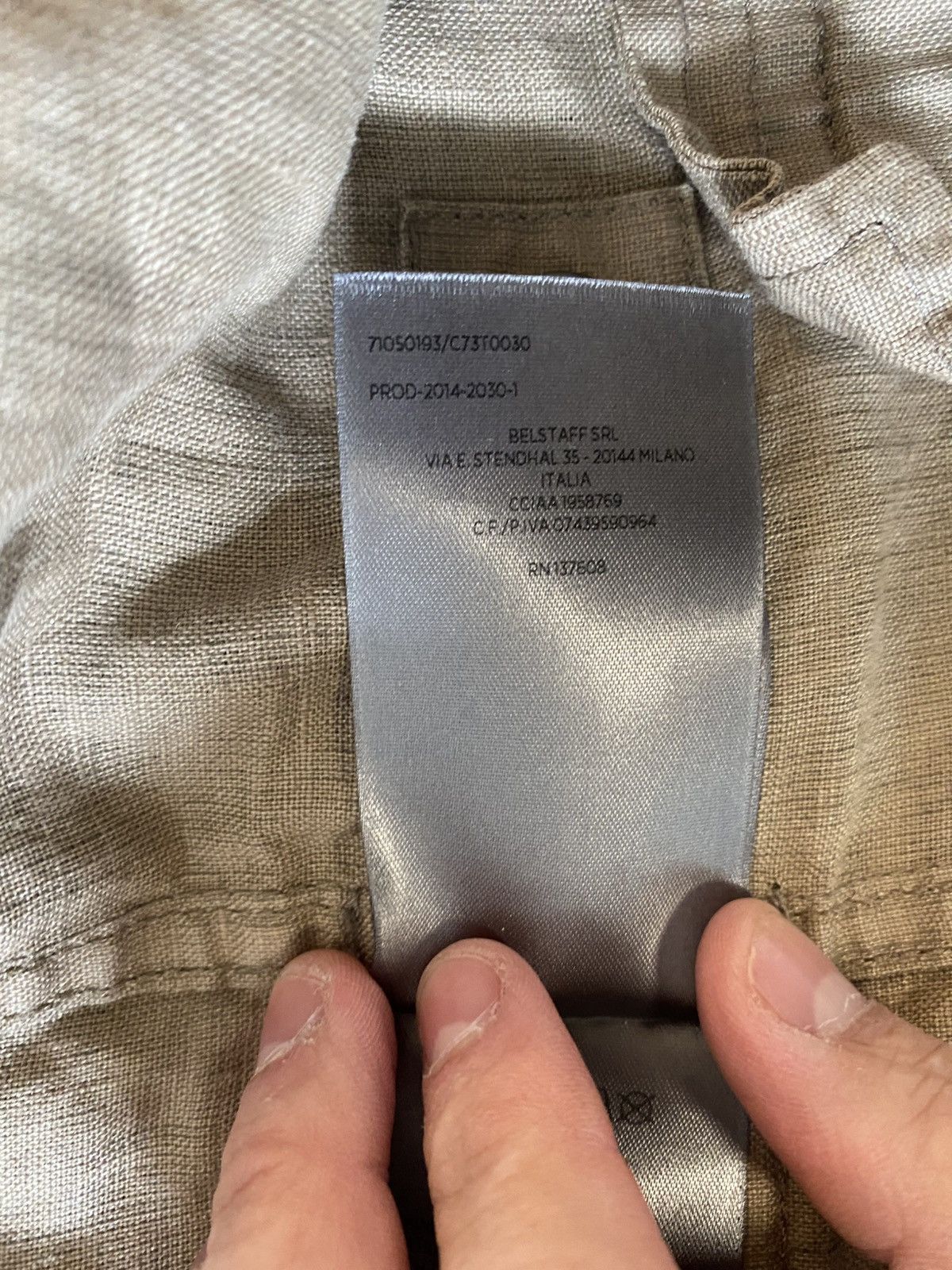 Belstaff BELSTAFF Waxed Linen Jkt - Great Condition (Patina) Sz. 50 Size US M / EU 48-50 / 2 - 10 Thumbnail