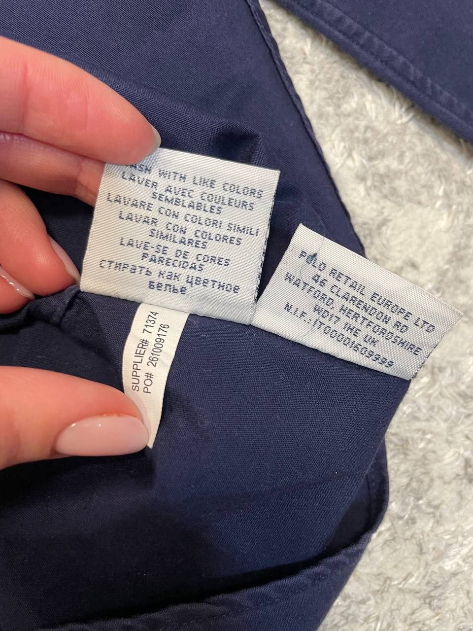 Ralph Lauren Vintage Ralph Lauren Shirt Custom Fit Navy Blue Men’s Size US M / EU 48-50 / 2 - 13 Thumbnail