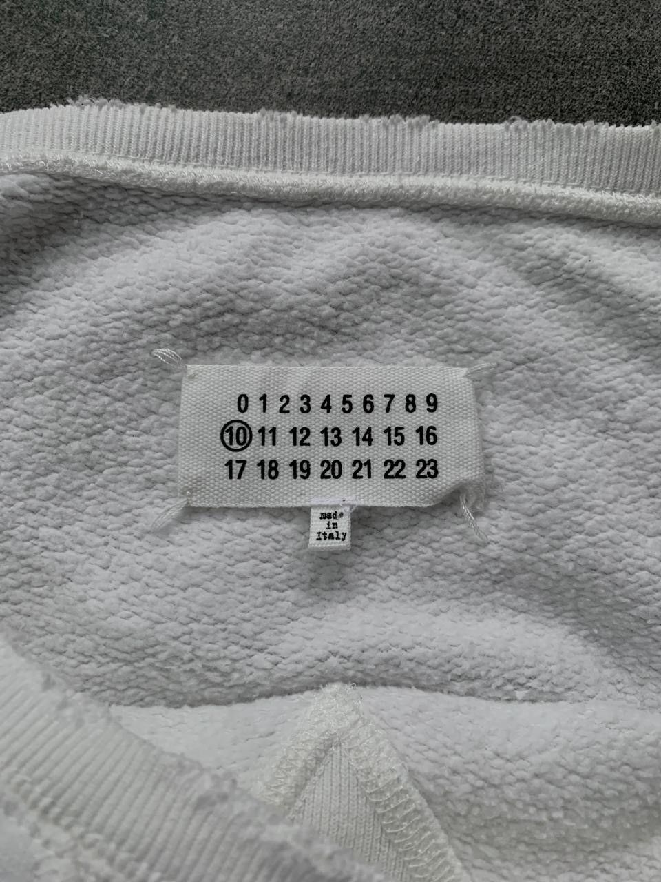 Maison Margiela FREE TAX! 3D Number Logo Oversized Crewneck Size US XL / EU 56 / 4 - 13 Thumbnail