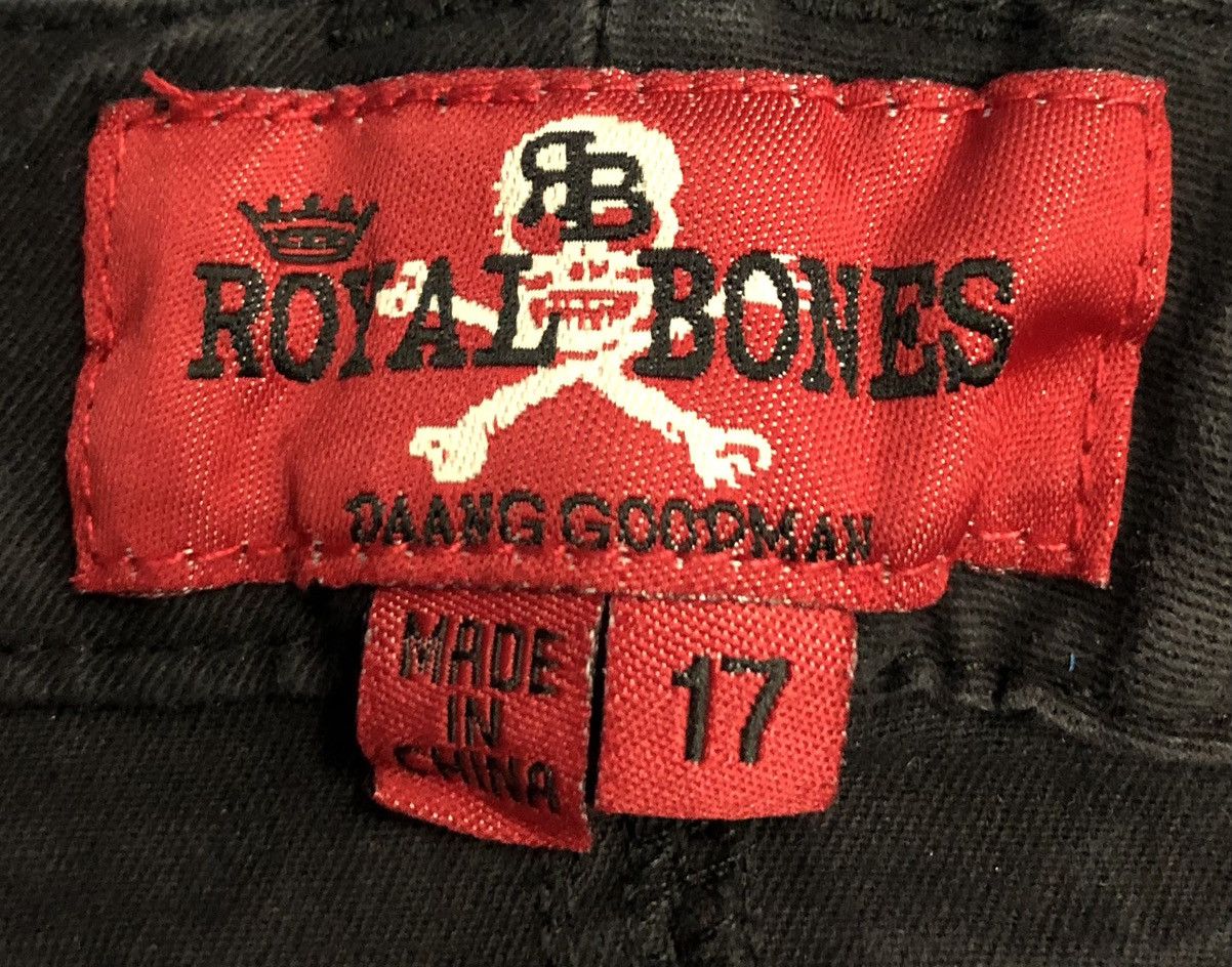 Royal Bones by DAWG GOODMAN Black Distressed Skinny Jeans