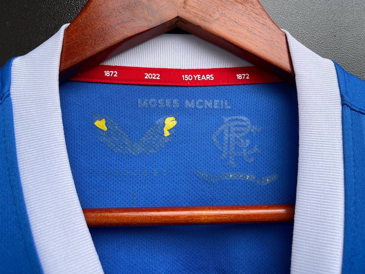 Vintage Glasgow Rangers 2021 2022 home soccer shirt jersey kit tee Size US L / EU 52-54 / 3 - 4 Thumbnail