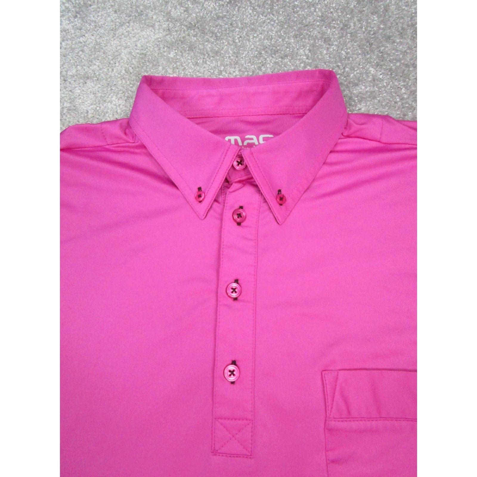 Vintage Kartel Polo Shirt Mens Large Pink Golf Logo Size US L / EU 52-54 / 3 - 2 Thumbnail