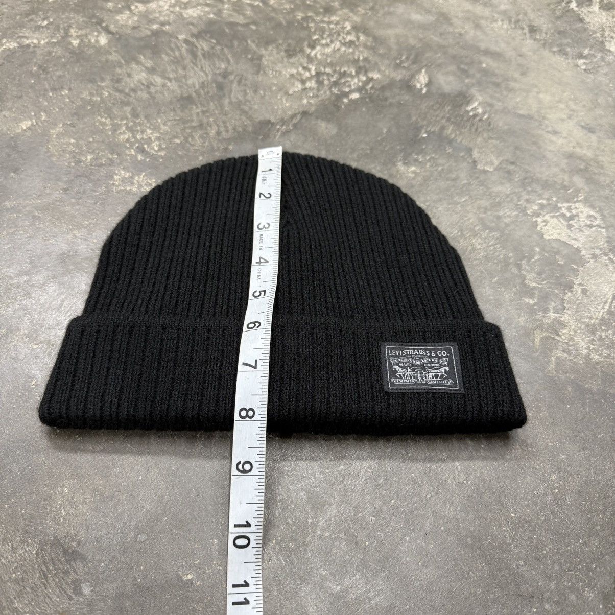 Levi's Levi’s Fleece Lined Knit Beanie Black One Size Size ONE SIZE - 9 Thumbnail