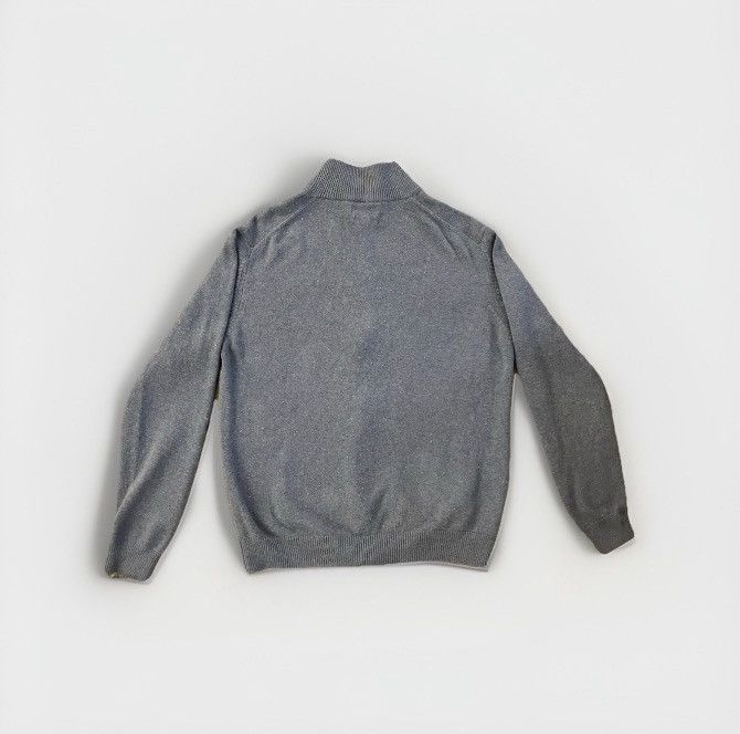 Other Luigi Fusaro Light Blue Full-Zip Turtleneck Sweater M Size US M / EU 48-50 / 2 - 2 Thumbnail