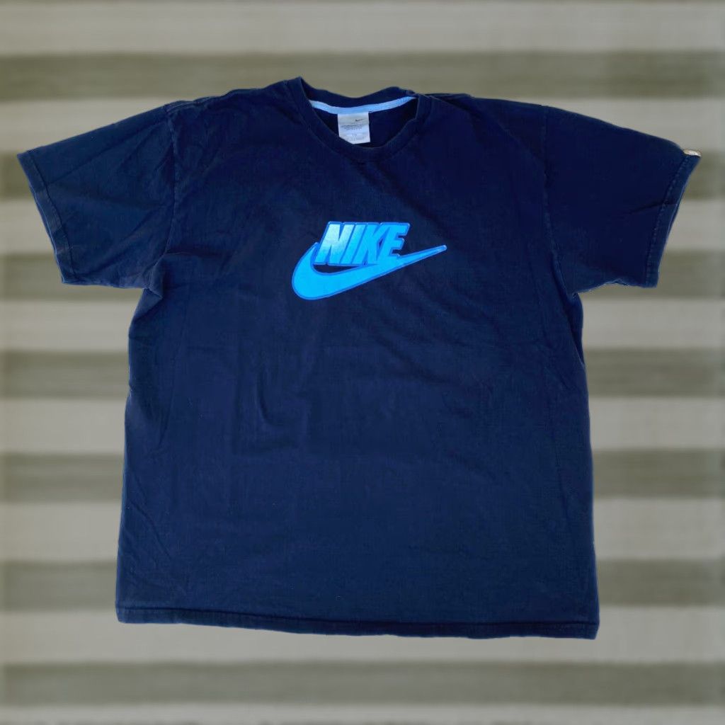 Nike VINTAGE Nike T-Shirt Mens 2XL Black 100% Cotton Y2K Vintage Logo 2000s Sports Crew Neck Short Sleeve Size US XXL / EU 58 / 5 - 1 Thumbnail