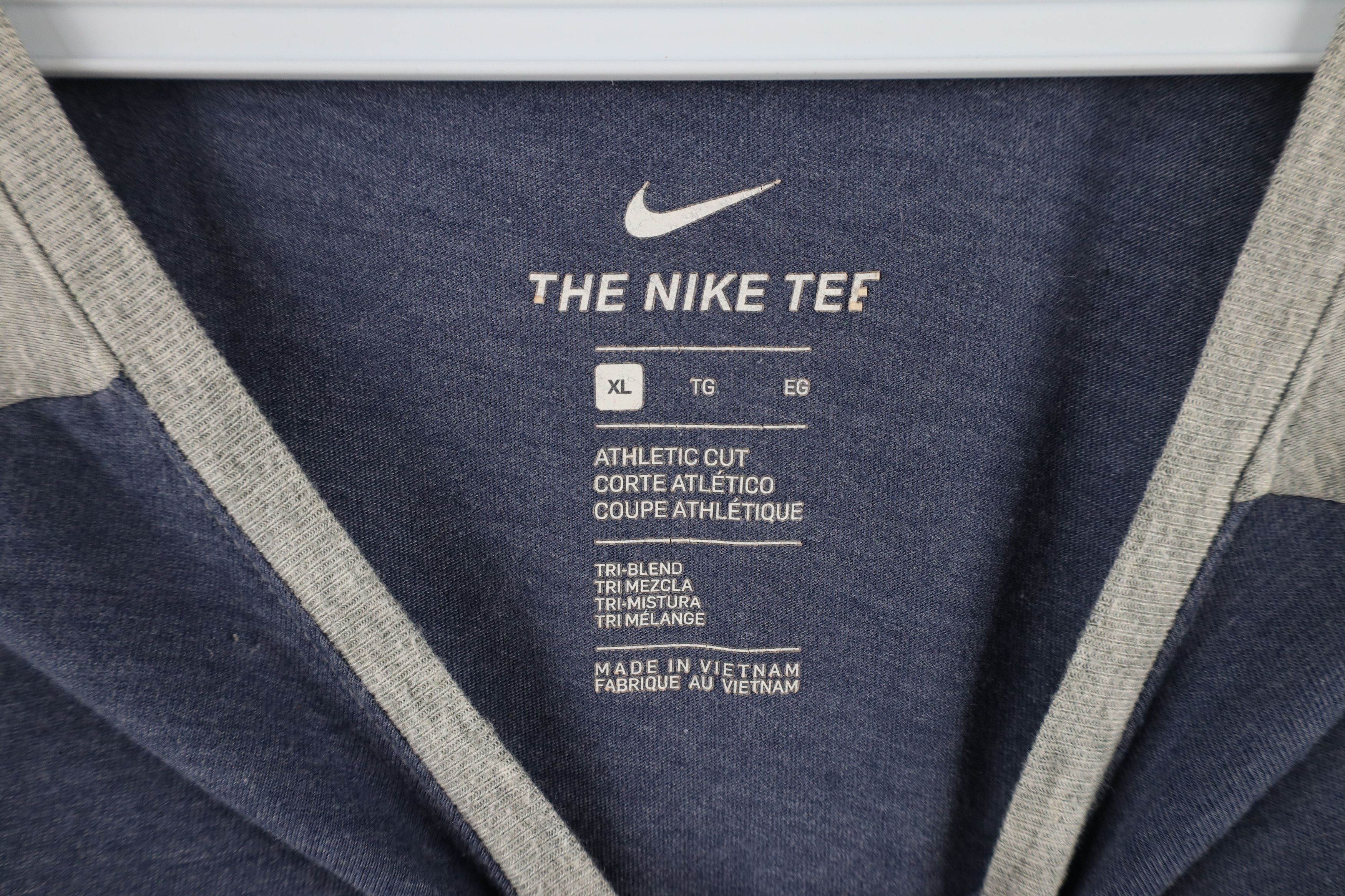 Nike × Vintage Retro Nike University of Michigan Short Sleeve T-Shirt Size US XL / EU 56 / 4 - 6 Thumbnail