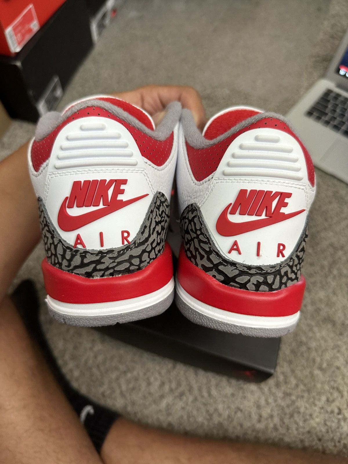 Jordan Brand Air jordan 3 fire red - size 4.5 Size US 5 / EU 37 - 5 Thumbnail