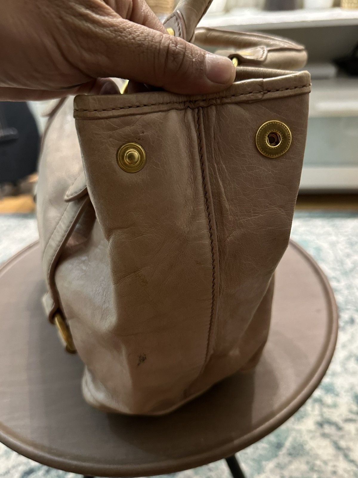Miu Miu Miu Miu Vitello Lux Leather Shoulder Bag Size ONE SIZE - 6 Thumbnail