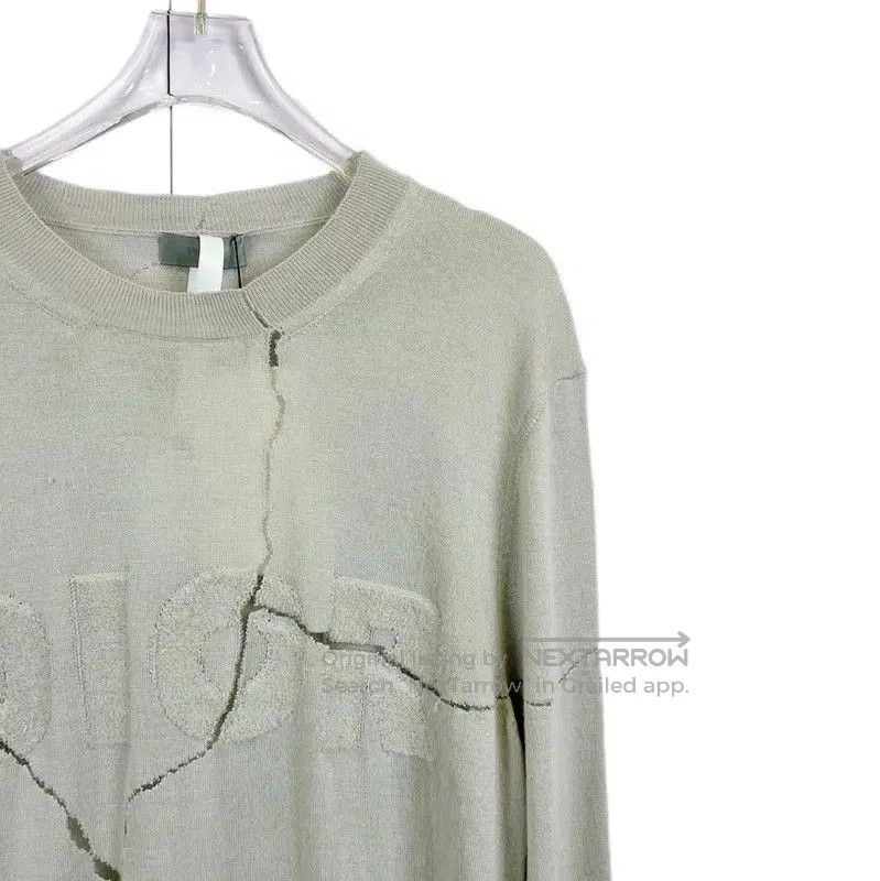 Dior Dior Grey Long Sleeve Pullover Sweater . Size S / US 4 / IT 40 - 3 Thumbnail