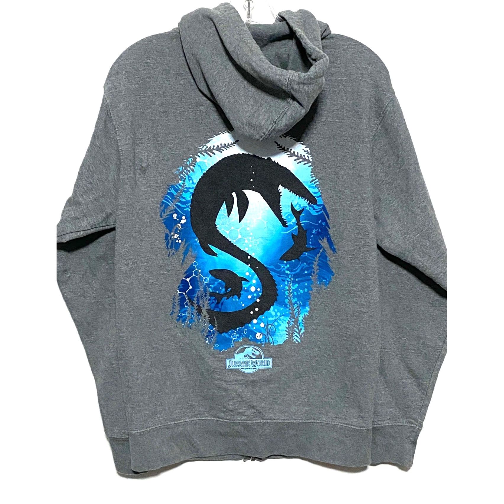 Vintage VINTAGE Jurassic World Universal Studios Isla Nubar Mosasaurus Zip Jacket Hoodie Mens S Size US S / EU 44-46 / 1 - 2 Thumbnail