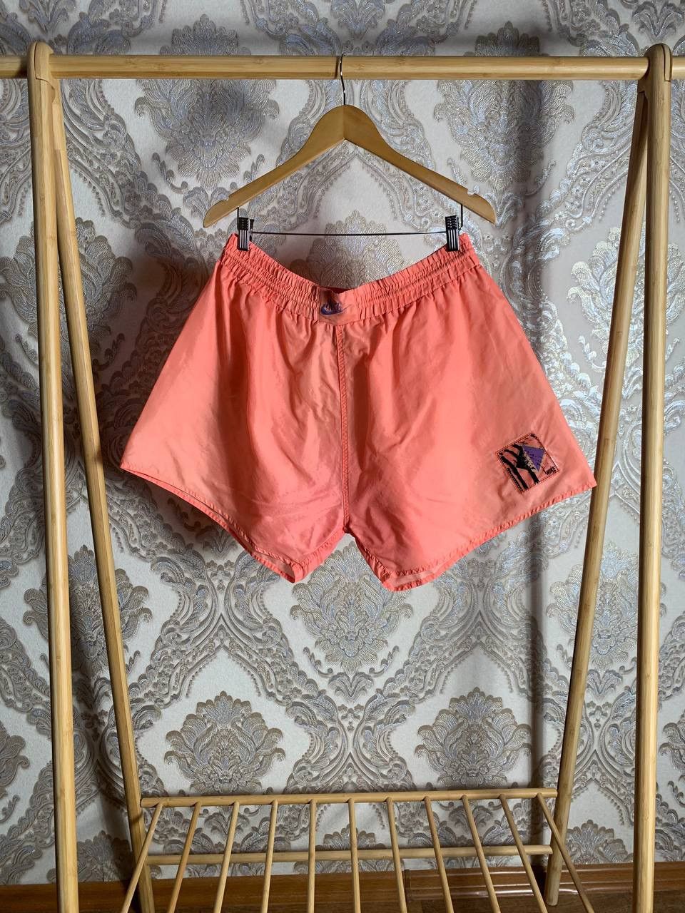 Nike × Vintage VERY RARE NIKE CHALLENGE COURT PINK SHORTS DRILL SWOOSH Y2K Size US 34 / EU 50 - 1 Thumbnail