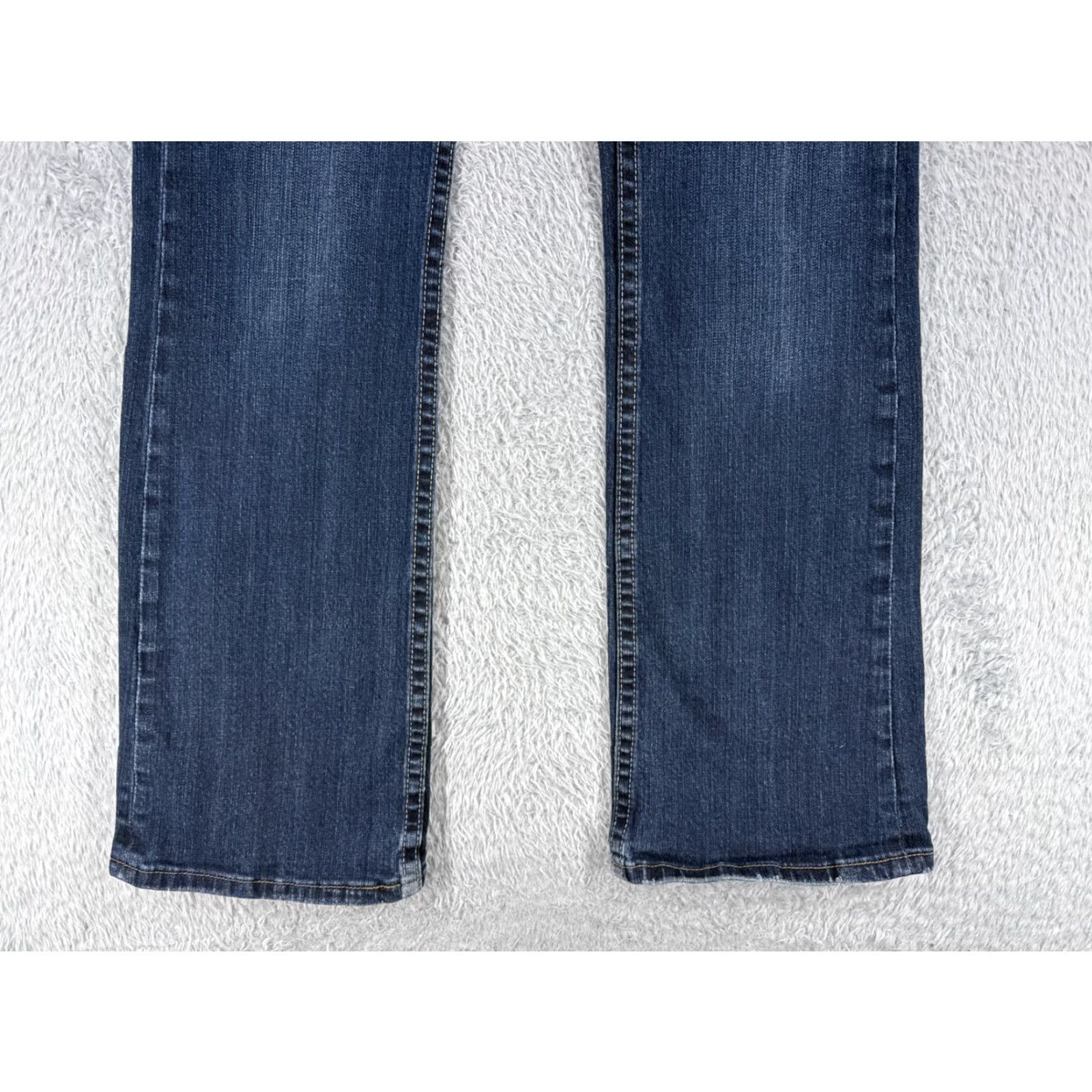 Denime Cowgirl Tuff Jeans Women Bootcut 28x30 Blue Denim Low Rise 5-Pocket Stretch Regular Slim Western Cowboy Southwestern Mens Womens Size 28" / US 6 / IT 42 - 2 Thumbnail