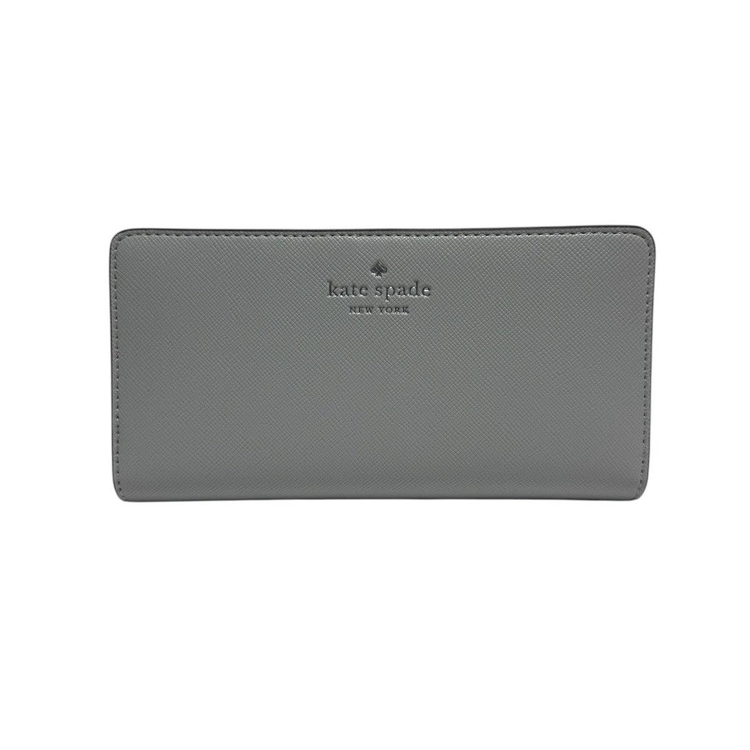Kate Spade Kate Spade Dana Large Slim Bifold Wallet in Platinum Grey Size ONE SIZE - 1 Thumbnail