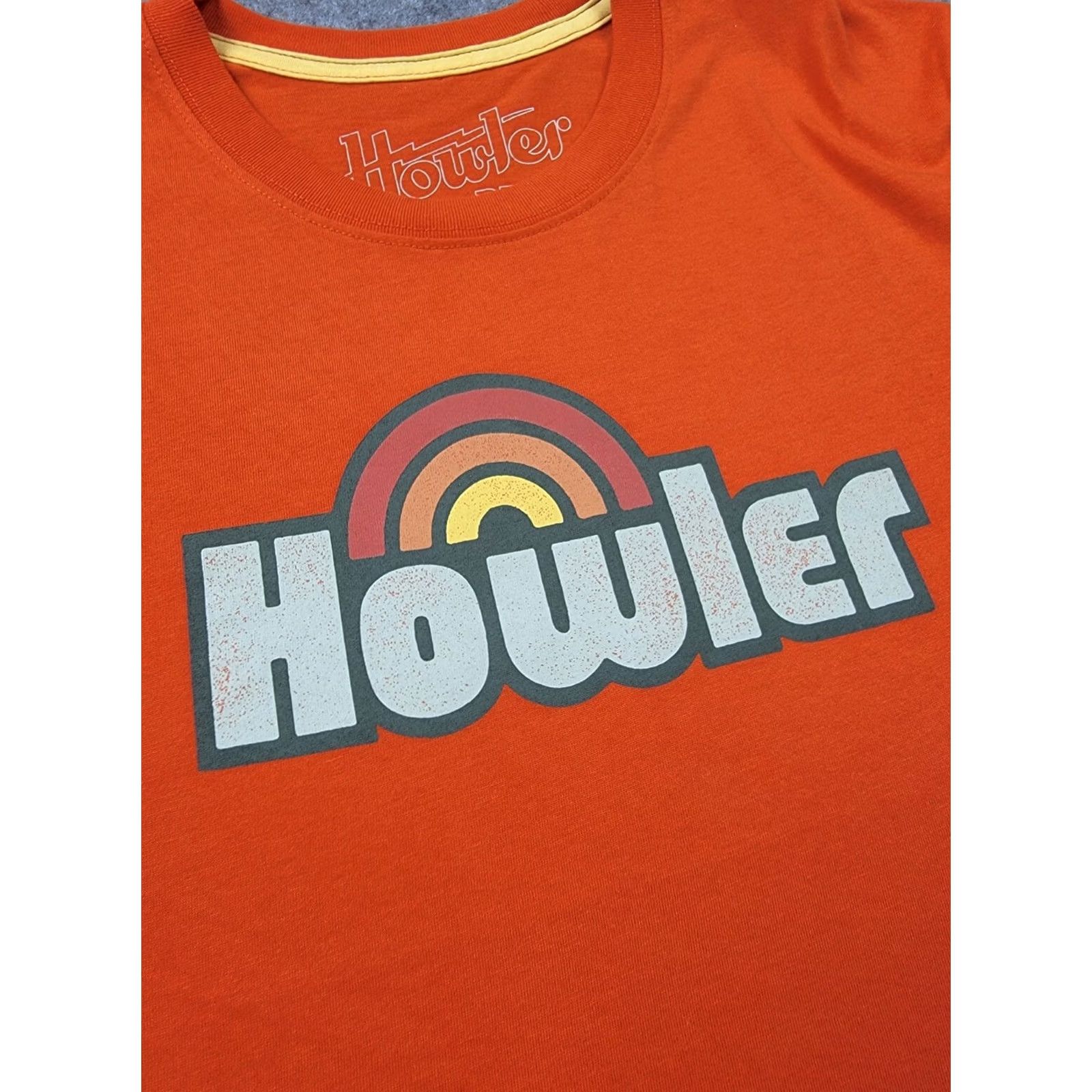 Howler Brothers Howler Brothers T-Shirt Mens M Orange Rainbow Logo Short Sleeve NWT Size US M / EU 48-50 / 2 - 3 Thumbnail