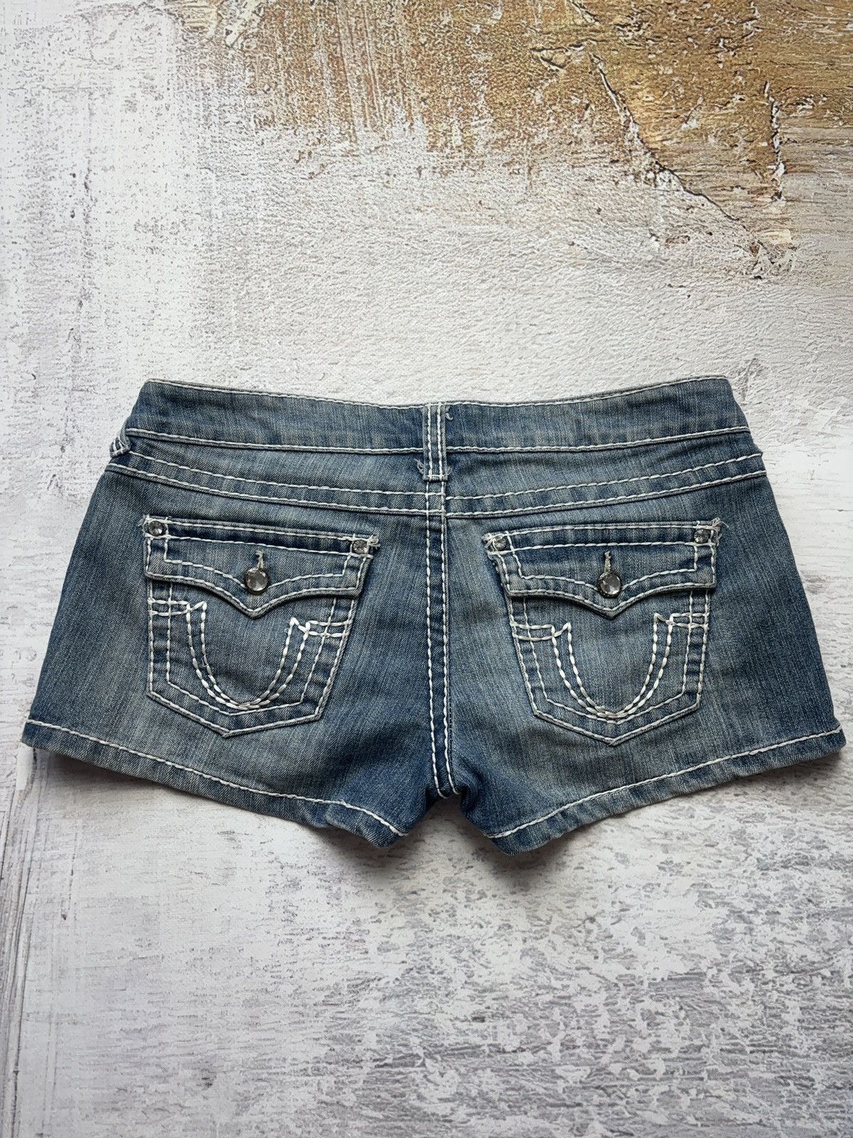 Other Micro mini denim vintage shorts Size 29" - 1 Thumbnail