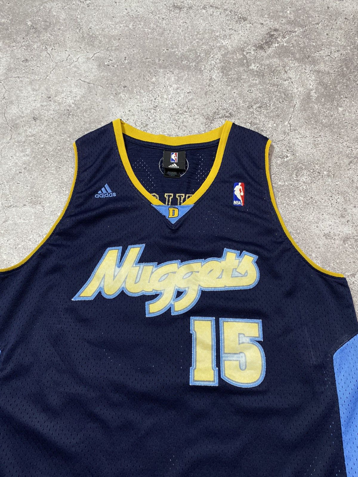 NBA Vintage Adidas DENVER NUGGETS #15 Anthony NBA jersey Size US XL / EU 56 / 4 - 3 Thumbnail