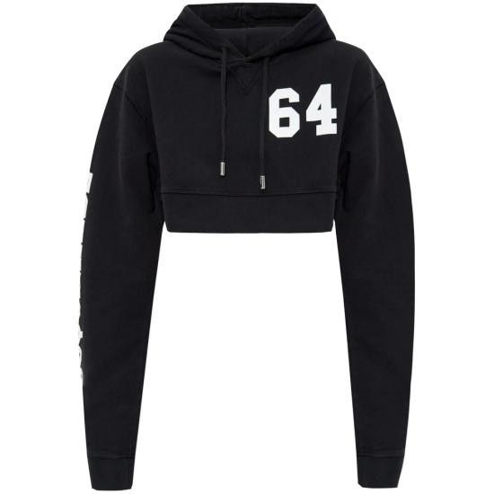 Dsquared2 DSQUARED2 Women Hoodies S25462 S72GU0494 900 BLACK Size M / US 6-8 / IT 42-44 - 1 Thumbnail