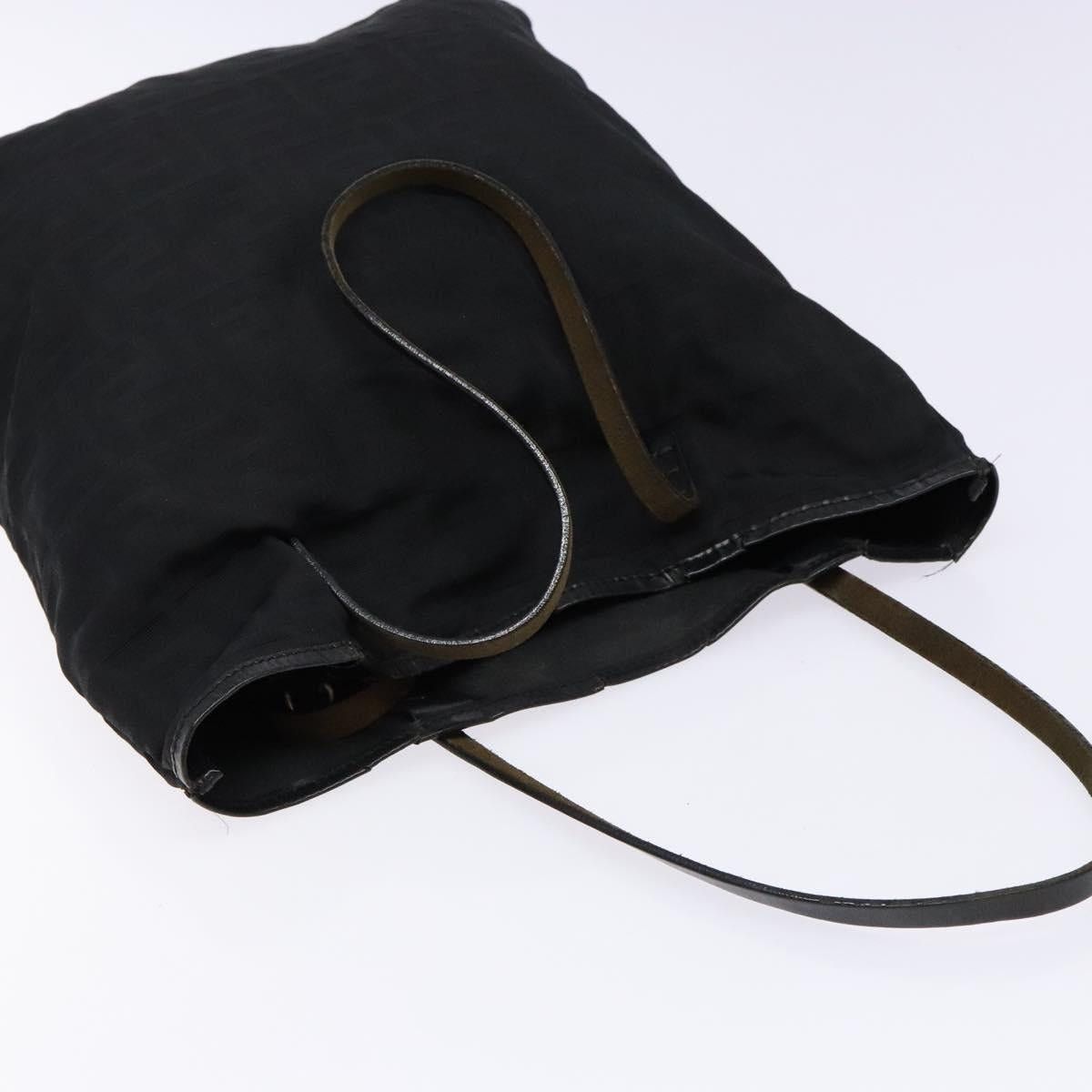 Fendi FENDI Zucca Canvas Tote Bag Black Size ONE SIZE - 6 Thumbnail