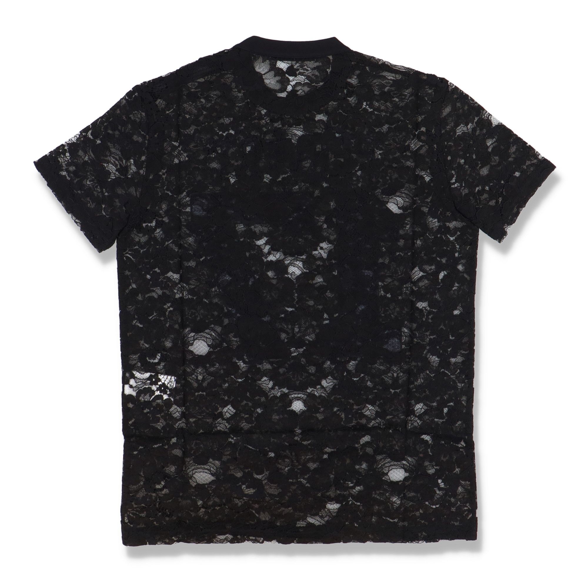 Givenchy Black Embroidered Pervert 17 Lace T-Shirt Size US M / EU 48-50 / 2 - 9 Thumbnail