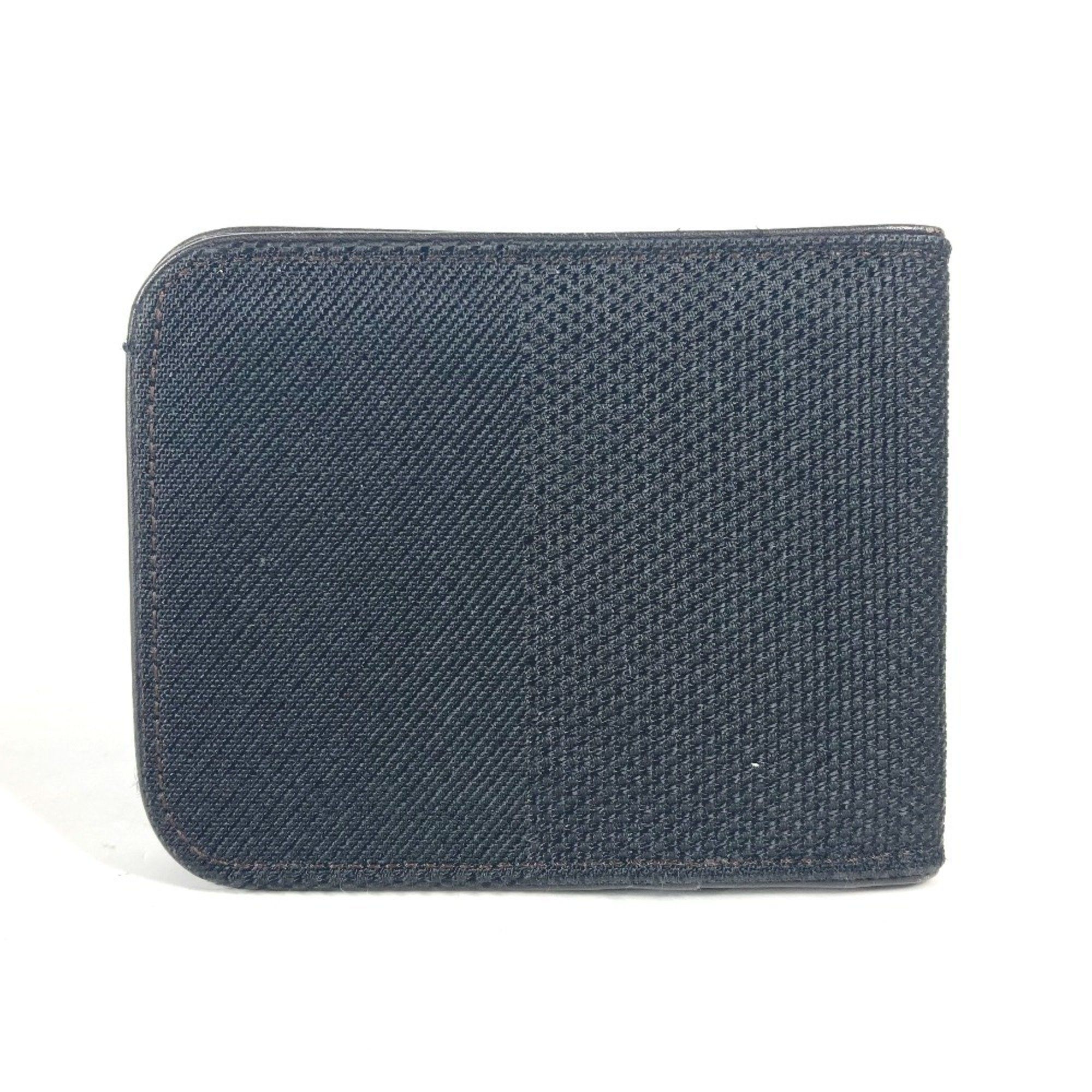 Louis Vuitton LOUIS VUITTON M93548 Damier Geant Portobier 9 Cult Credit Funator Compact Wallet Billfold Bi-fold Canvas Men's Black Size ONE SIZE - 1 Thumbnail