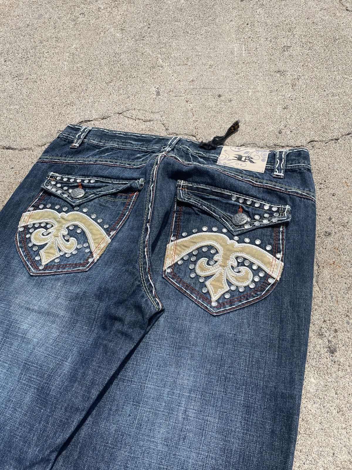 Other Riflessie Embroidered y2k Baggy Denim Size US 36 / EU 52 - 3 Thumbnail